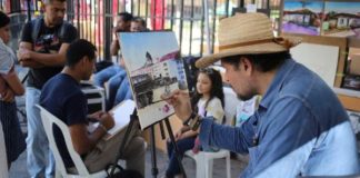 Sacan a calle el arte para celebrar 80 años de Escuela hondureña Bellas Artes