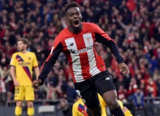 1-0. Unai Simón frena al Barça y Williams lo ejecuta en el añadido