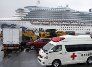 Catorce estadounidenses evacuados del crucero dan positivo por coronavirus
