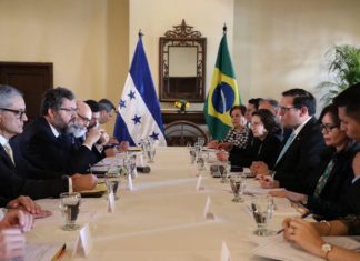 Canciller de Brasil realiza visita oficial a Honduras