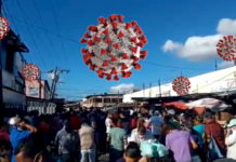 Incumplen toque de queda en mercado Zonal Belén