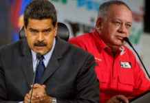 EE.UU. ofrece una recompensa de 15 millones por Maduro y de 10 por Cabello