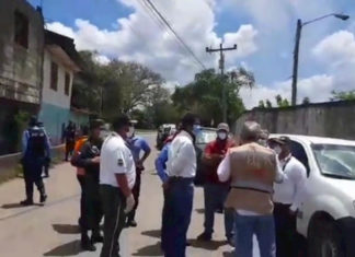Autoridades de Salud montan cerco epidemiológico en la colonia Vista Hermosa de Villa Nueva, Cortés