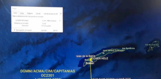 FNH rescata tripulación de carguero naufragado en el Caribe de Honduras