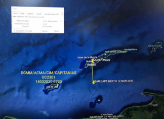 FNH rescata tripulación de carguero naufragado en el Caribe de Honduras