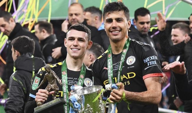 1-2. Agüero y Rodri le dan la tercera Copa de la Liga seguida al City