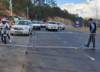 Policía Nacional cierra puntos de acceso de ciudades en toque de queda absoluto