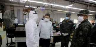 Industria Militar fabrica 3.000 mascarillas diarias para hospitales y centros de salud ante emergencia por COVID-19