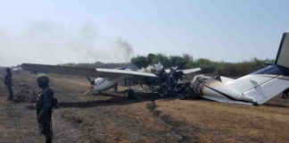 Avioneta clandestina se estrella con un tripulante a bordo en Guatemala