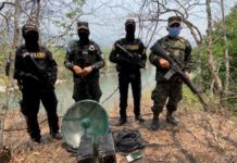 Descubren equipo de comunicación de la MS-13 cerca de cárcel de máxima seguridad en Santa Bárbara