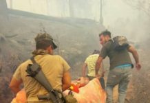 Incendio forestal alcanza una vivienda y deja tres menores con quemaduras