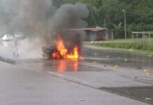 Aparatoso accidente de transito deja una persona herida de gravedad en Comayagua