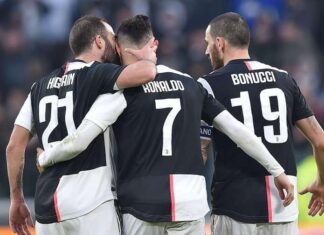 Cristiano marca su primera falta directa con el Juventus tras 43 intentos