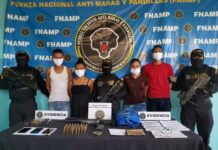 Capturan a presuntos extorsionadores en la ciudad de La Ceiba