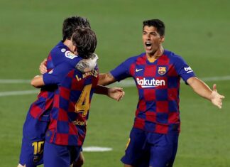 1-0. Rakitic mantiene con vida al Barça en LaLiga