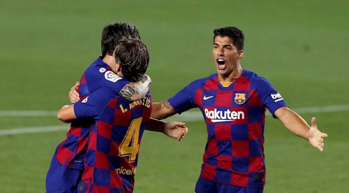 1-0. Rakitic mantiene con vida al Barça en LaLiga