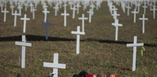 Brasil sumó 552 muertes por COVID-19 este domingo, menor número en 21 días