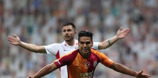 Falcao destaca y vuelve al gol con el Galatasaray pero sale con una molestia