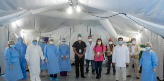 Más de 40 pruebas diarias PCR se realizan en el centro de triaje de Villanueva