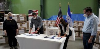 Gobierno de EE.UU. realiza primera donación de 50 ventiladores mecánicos a Honduras