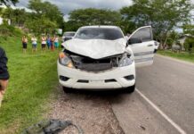 Viceministro de Salud sufre accidente vial en Santa Bárbara