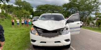 Viceministro de Salud sufre accidente vial en Santa Bárbara