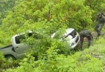 Tres heridos deja accidente vial en cuesta El Chile en la capital