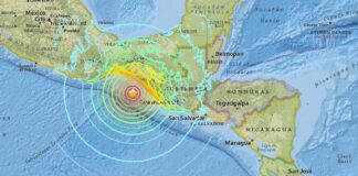 Emiten alerta de tsunami para México, Guatemala, El Salvador y Honduras