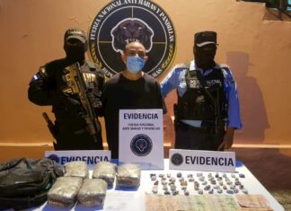 Capturan a integrante de la pandilla 18 en posesión de droga y dinero en la capital