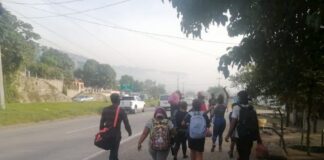 Una nueva caravana sale desde Honduras rumbo a los EE.UU.