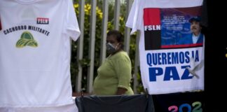 El coronavirus deja a los sandinistas sin su gran fiesta anual en Nicaragua venta de camisetas