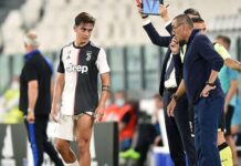 Dybala se retira del Juventus-Sampdoria con problemas en un abductor Dybala