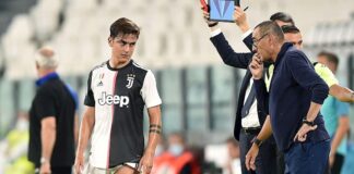 Dybala se retira del Juventus-Sampdoria con problemas en un abductor Dybala