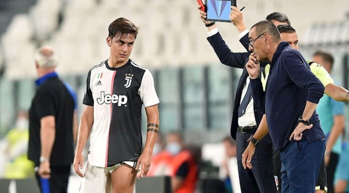 Dybala se retira del Juventus-Sampdoria con problemas en un abductor Dybala