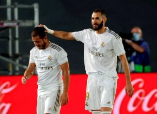 El Real Madrid golea al Getafe (6-0) con Benzema en papel estelar