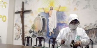 Una capilla recibe enfermos de COVID-19 en Bolivia en un gesto solidario