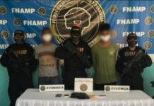 Prisión a presuntos extorsionadores en La Ceiba
