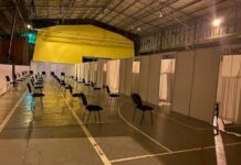 Habilitan nuevo centro de triaje en el gimnasio de la Universidad Católica en la Capital