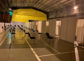 Habilitan nuevo centro de triaje en el gimnasio de la Universidad Católica en la Capital