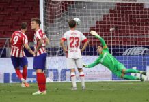 3-0. El Atlético afianza el tercer puesto con una goleada al Mallorca