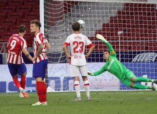 3-0. El Atlético afianza el tercer puesto con una goleada al Mallorca