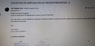 UFERCO a la espera de resolución a solicitud de ampliación de Prisión Preventiva contra exministro de la SAG y otro implicado en el caso Pandora