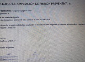 UFERCO a la espera de resolución a solicitud de ampliación de Prisión Preventiva contra exministro de la SAG y otro implicado en el caso Pandora