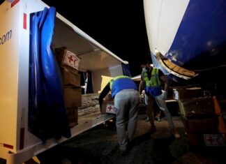 Sale de Panamá un vuelo humanitario de la ONU a Honduras con insumos médicos vuelo cargado