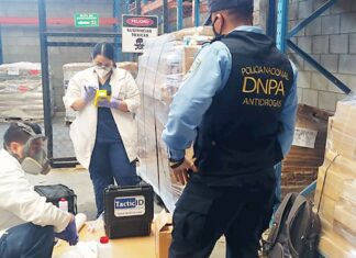 Honduras decomisa químicos procedentes de EEUU para fabricación de drogas