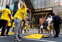 Grupos de Policía de Nueva York piden mural de «Las vidas azules importan»