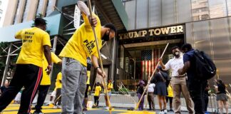 Grupos de Policía de Nueva York piden mural de «Las vidas azules importan»