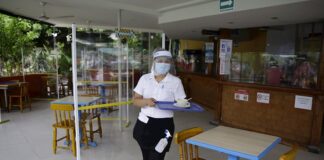 Los restaurantes podrán atender con el 50% de la capacidad de los locales trabajo