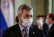 Paraguay considera inminente un retroceso de fase ante el avance de la pandemia Mario Abdo Benítez.