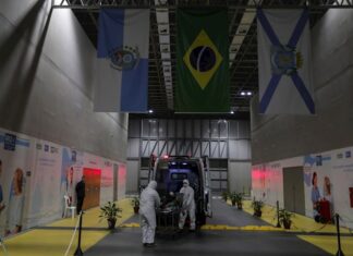 El hospital de campaña para COVID-19 que garantiza la desescalada en Río hospital de Campaña
